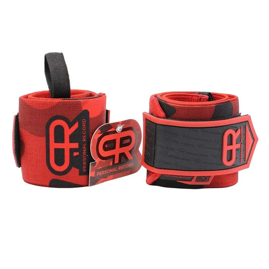 1 Pair Camouflage Wrist Straps for Weight Lifting Gym Fitness Wrist Wraps Powerl