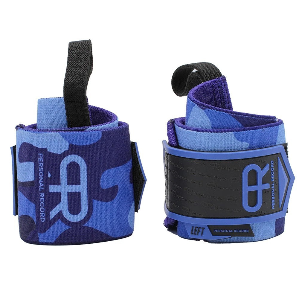 1 Pair Camouflage Wrist Straps for Weight Lifting Gym Fitness Wrist Wraps Powerl