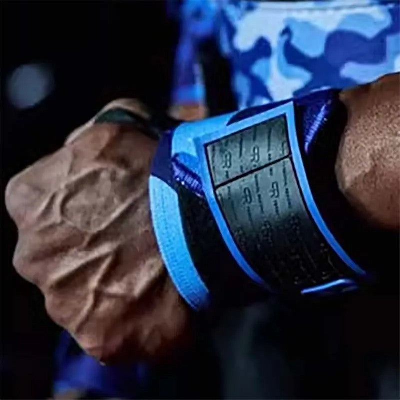 1 Pair Camouflage Wrist Straps for Weight Lifting Gym Fitness Wrist Wraps Powerl